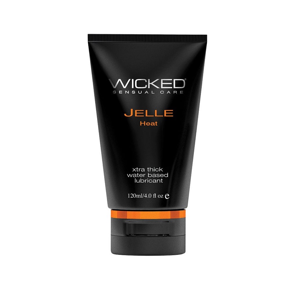 Wicked Jelle Heat Warming Waterbased Anal Lubricant 4oz